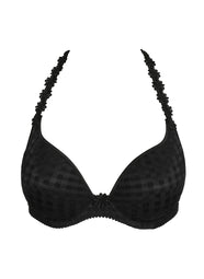 Avero Black Padded Bra Heartshape