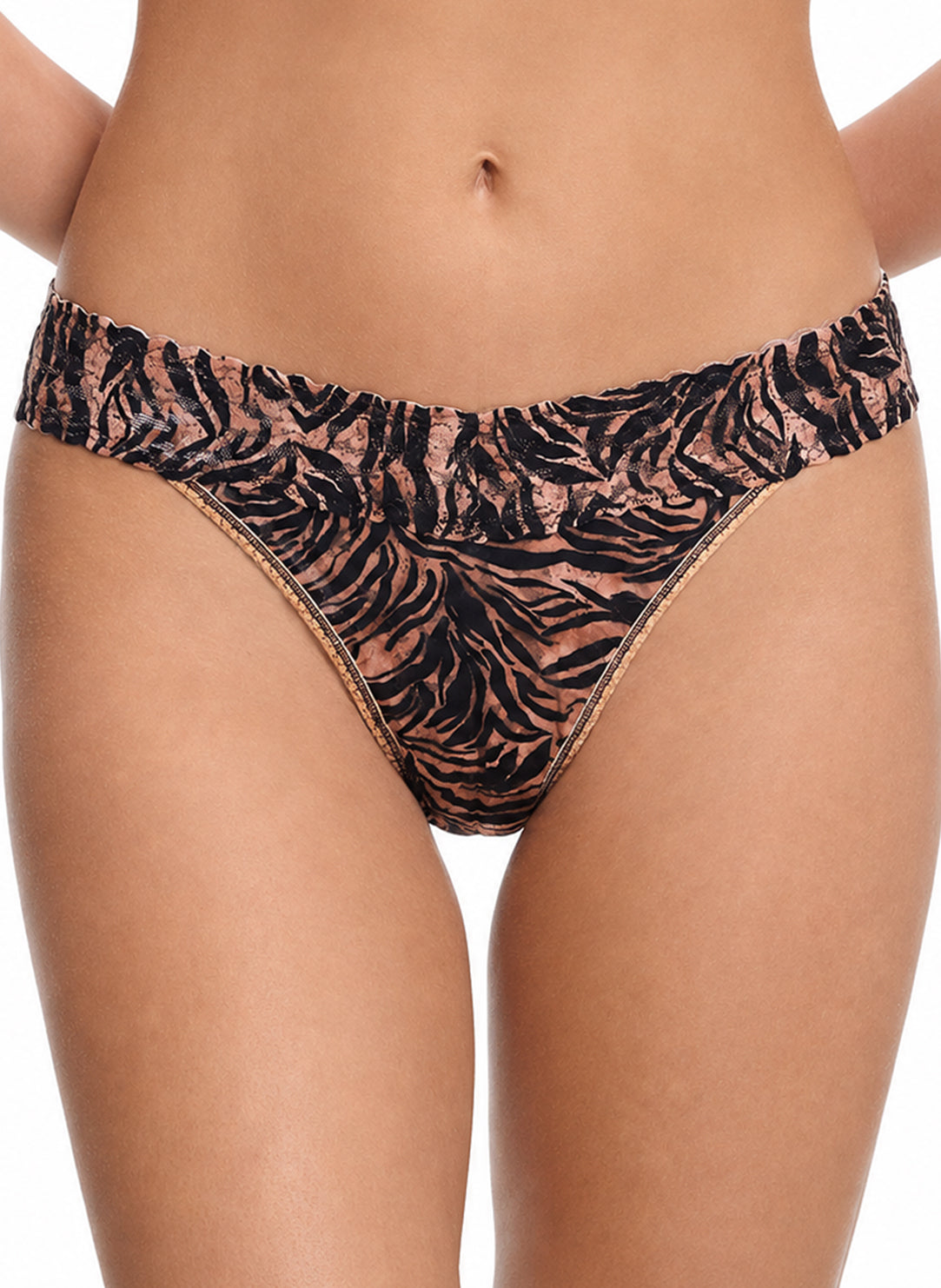 Signature Lace Wild Thing Printed Original Rise Thong