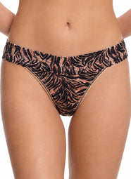 Signature Lace Wild Thing Printed Original Rise Thong
