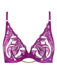 Into The Groove Pink Karma Triangle Plunge Bra