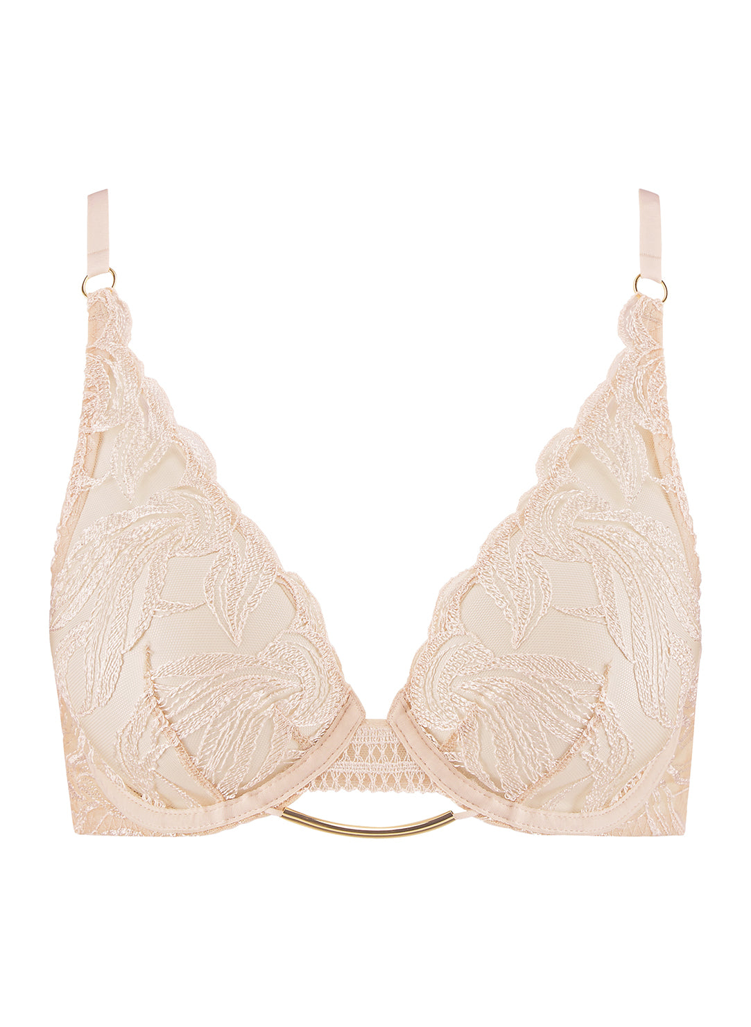 Into The Groove Sandstone Triangle Plunge Bra