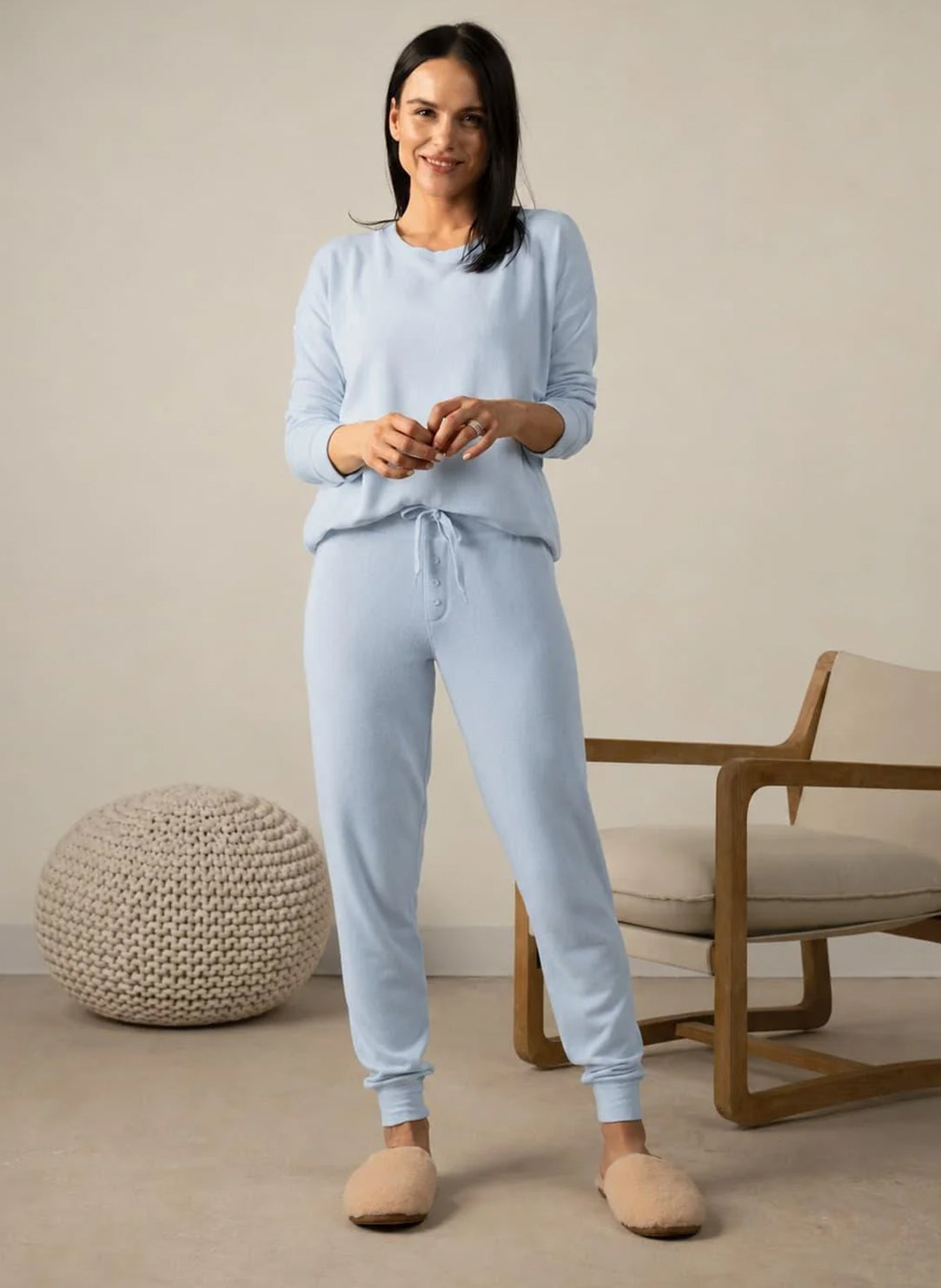 Cozy Ice Melt Banded Joggers
