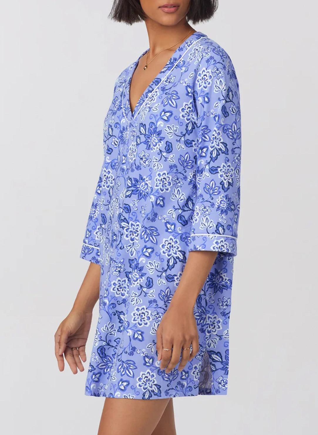 Blue Desert Flowers Blue Sleepshirt