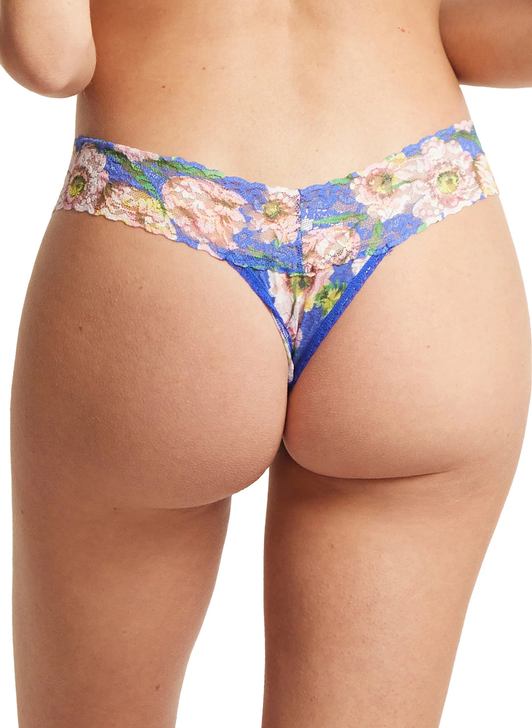 Signature Lace Happy Place Printed Low Rise Thong