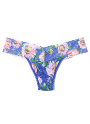 Signature Lace Happy Place Printed Low Rise Thong