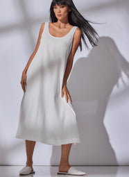 Onsen White Tank Gown
