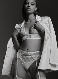 Kiss Of Love Opale Garter Belt