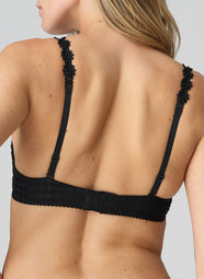 Avero Black Padded Bra Heartshape