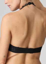 Avero Black Padded Bra Heartshape