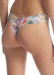 Signature Lace Still Blooming Printed Low Rise Thong