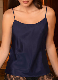 Variations Desir Fleurs Perses Navy Camisole