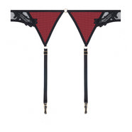 Bellissime Inconnue Ombre Rouge Garter Belt