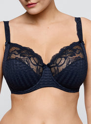 Madison Velvet Blue Full Cup Bra