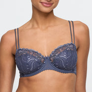 Jane Blue Shadow Half Padded Balcony Bra