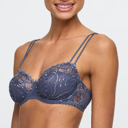 Jane Blue Shadow Half Padded Balcony Bra