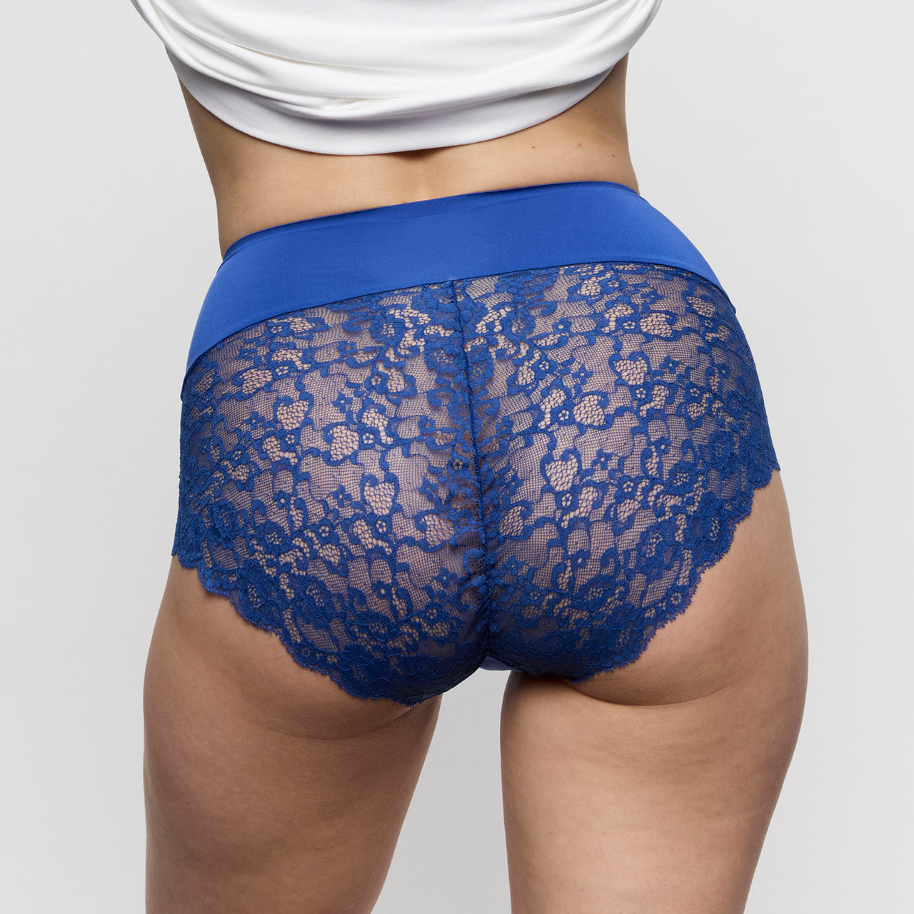 Color Studio Stylo Blue Shapewear High Briefs