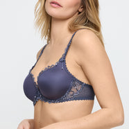 Jane Blue Shadow Padded Bra Heartshape