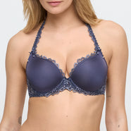 Jane Blue Shadow Padded Bra Heartshape