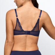 Linaa Evening Blue Padded Bra Heartshape