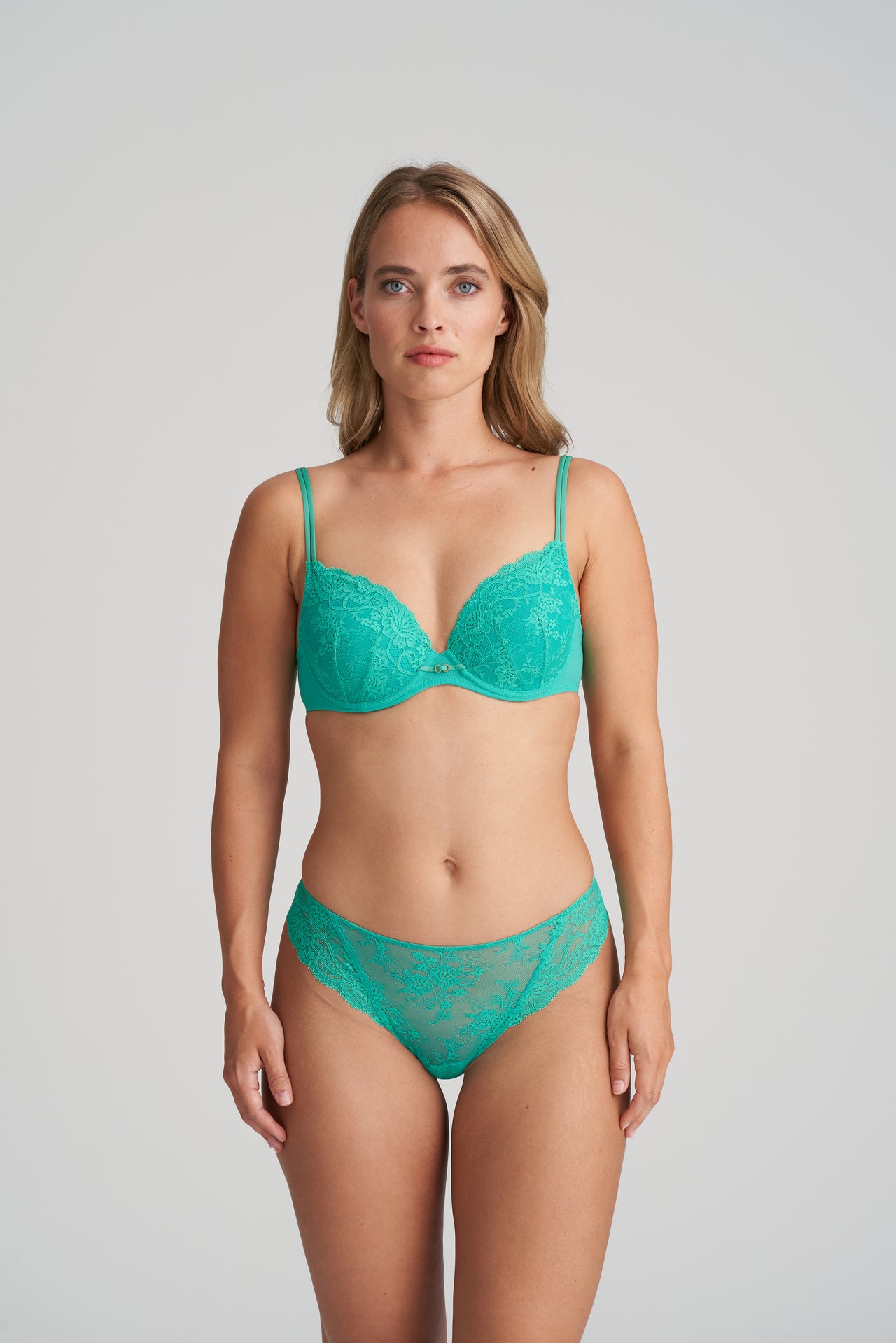 Melipha Vivid Green Padded Bra Heartshape