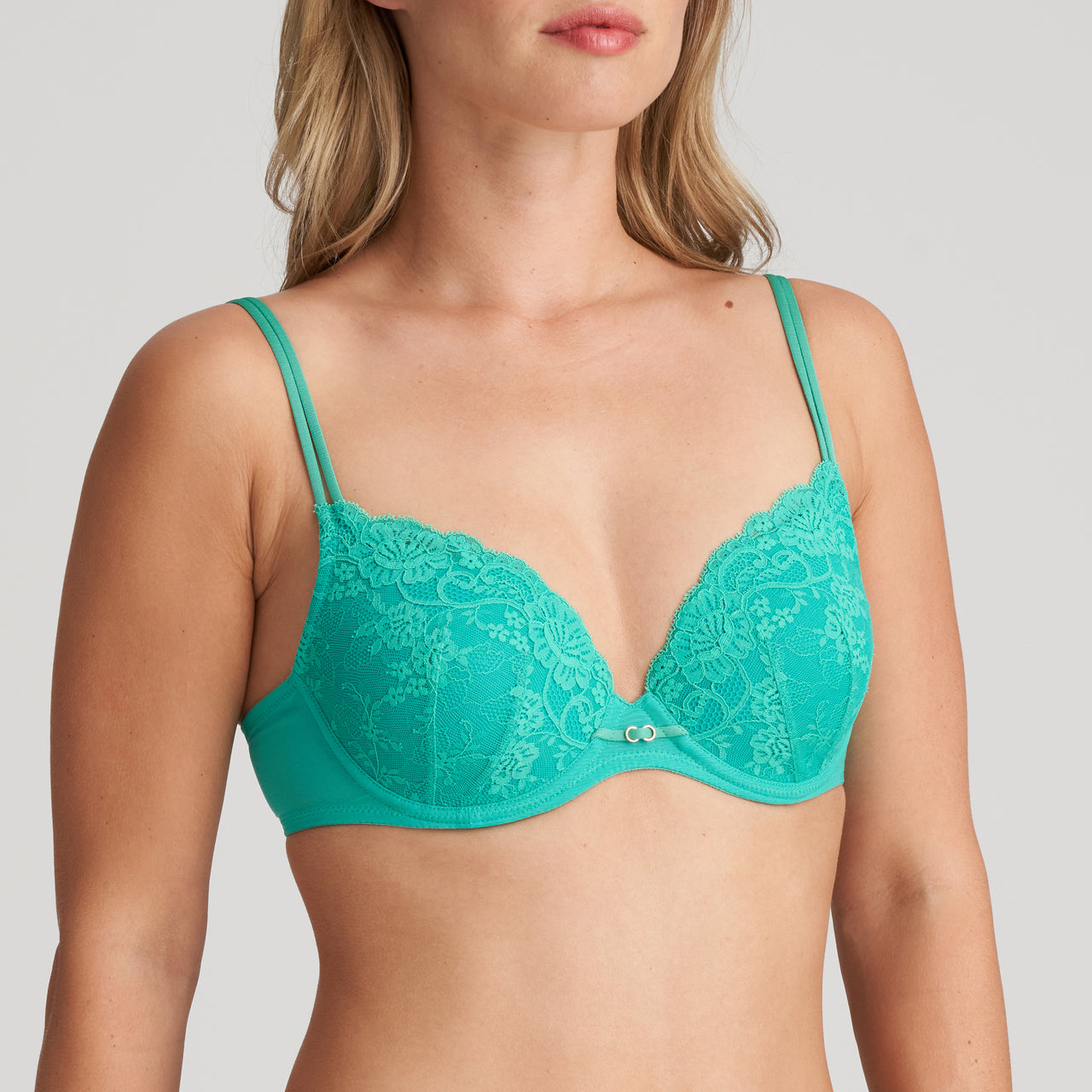 Melipha Vivid Green Padded Bra Heartshape