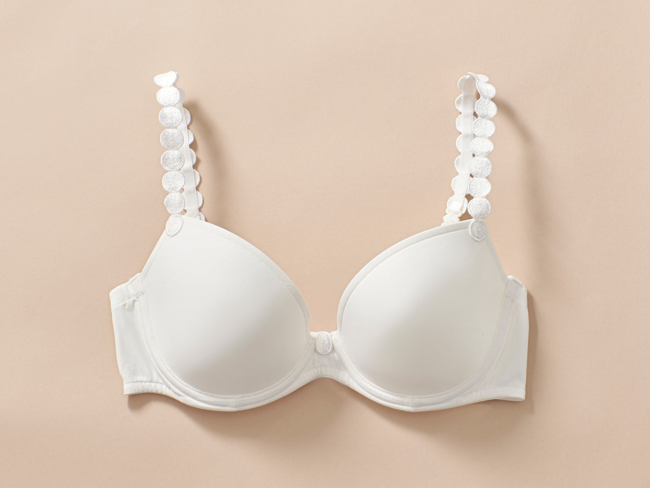 Tom Natural Padded Plunge Bra