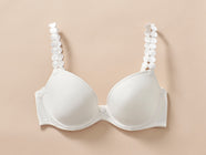 Tom Natural Padded Plunge Bra