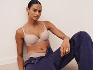 Milao Shadow Grey Padded Bra Heartshape