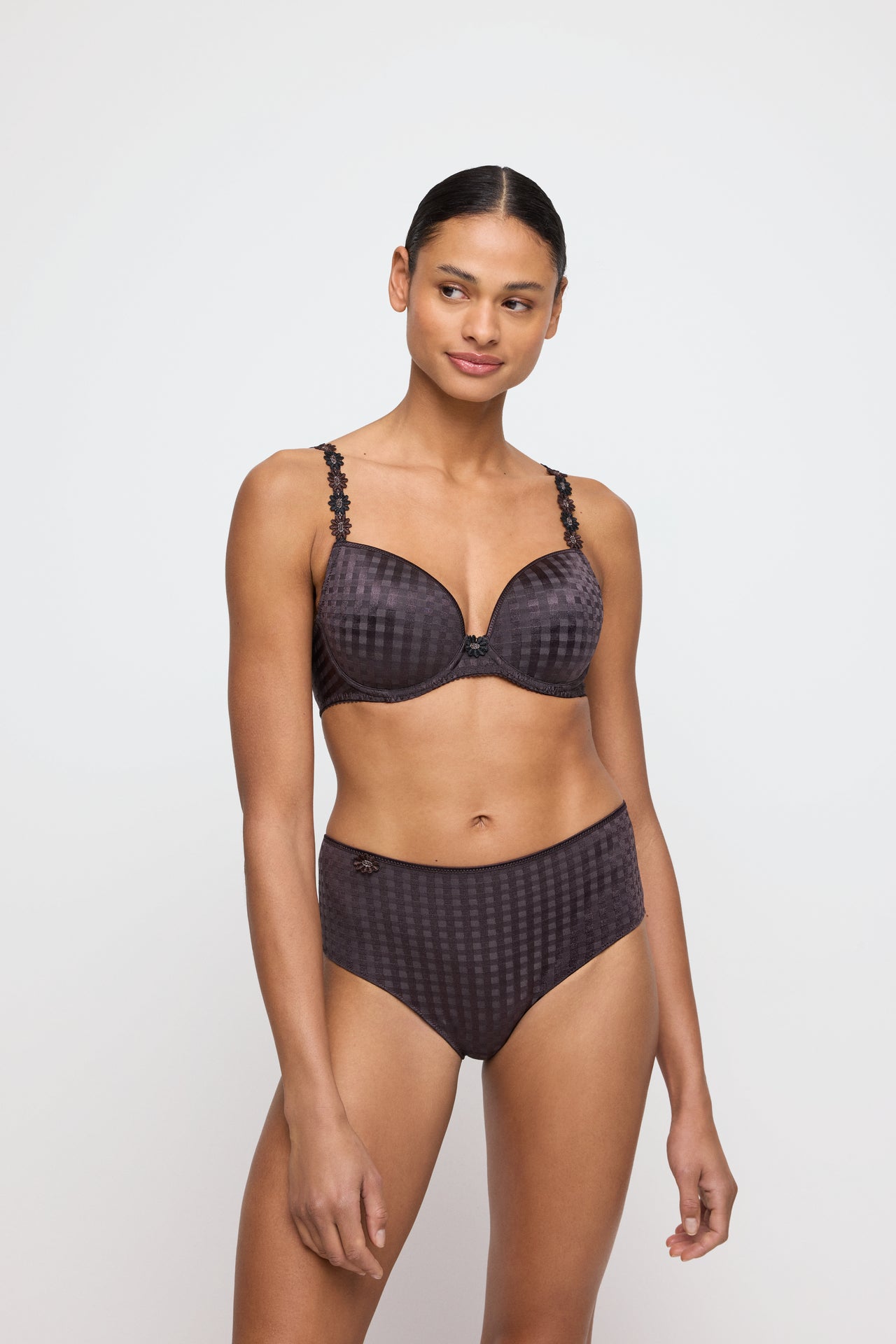 Avero Sweet Chocolate Padded Plunge Bra