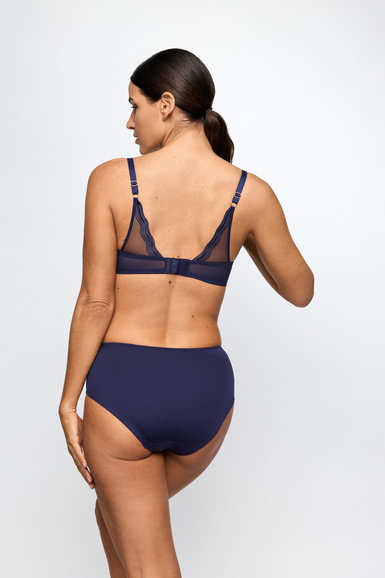 Linaa Evening Blue Padded Bra Heartshape