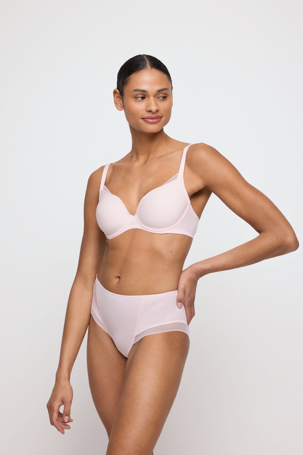 Milao Pastel Pink Padded Bra Heartshape