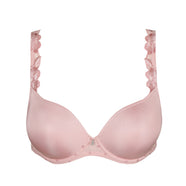 Agnes Vintage Pink Padded Bra Heartshape