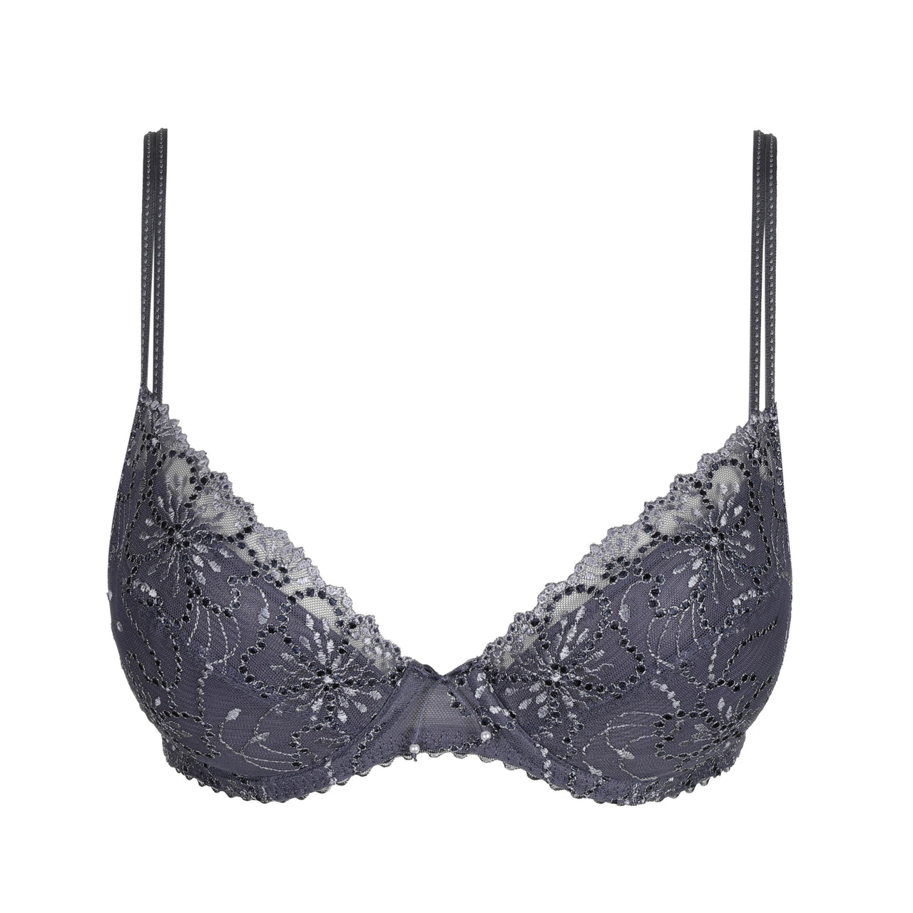 Jane Blue Shadow Push-up Bra Removable Pads