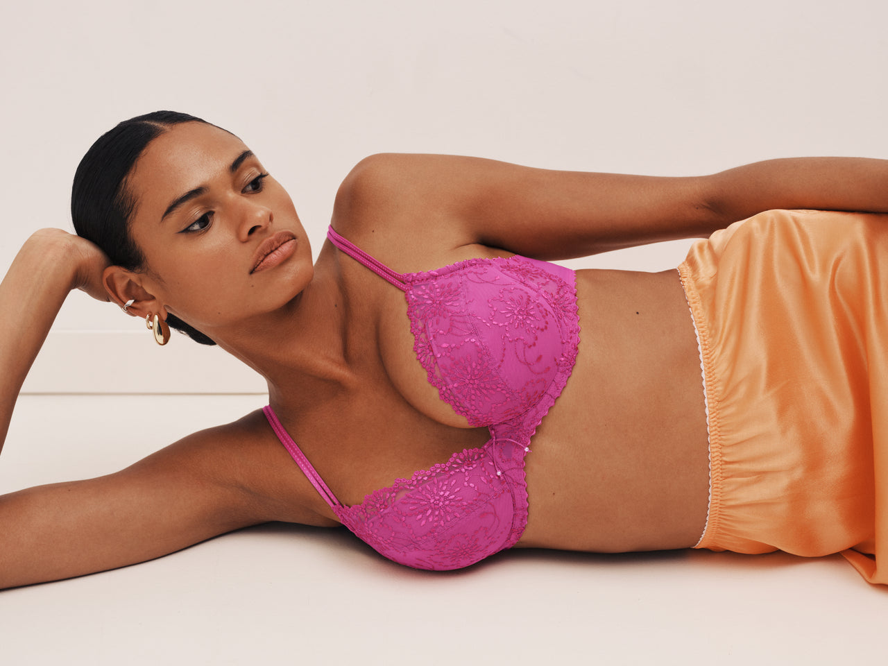 Jane Orchid Bliss Push-up Bra Removable Pads