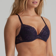 Jane Amethyst Push-up Bra Removable Pads