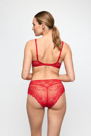 Cyrile True Red Push-up Bra Removable Pads