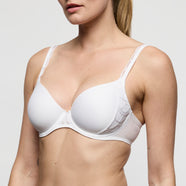 Heleen White Spacer Full Cup Bra
