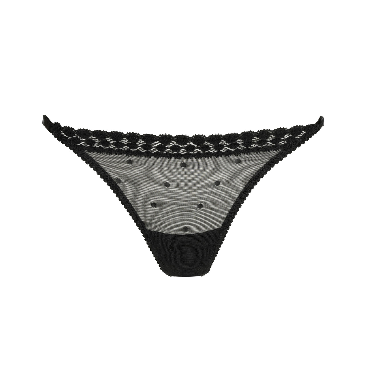 Annaelle Black Mini Thong