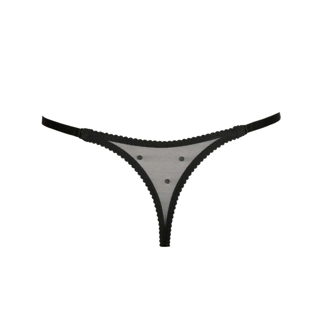 Annaelle Black Mini Thong