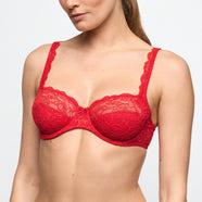 Cyrile True Red Full Cup Bra