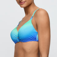 Nusa Dua Seascape Padded Plunge Bikini Top