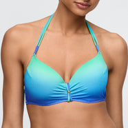 Nusa Dua Seascape Padded Plunge Bikini Top