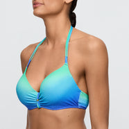 Nusa Dua Seascape Padded Plunge Bikini Top