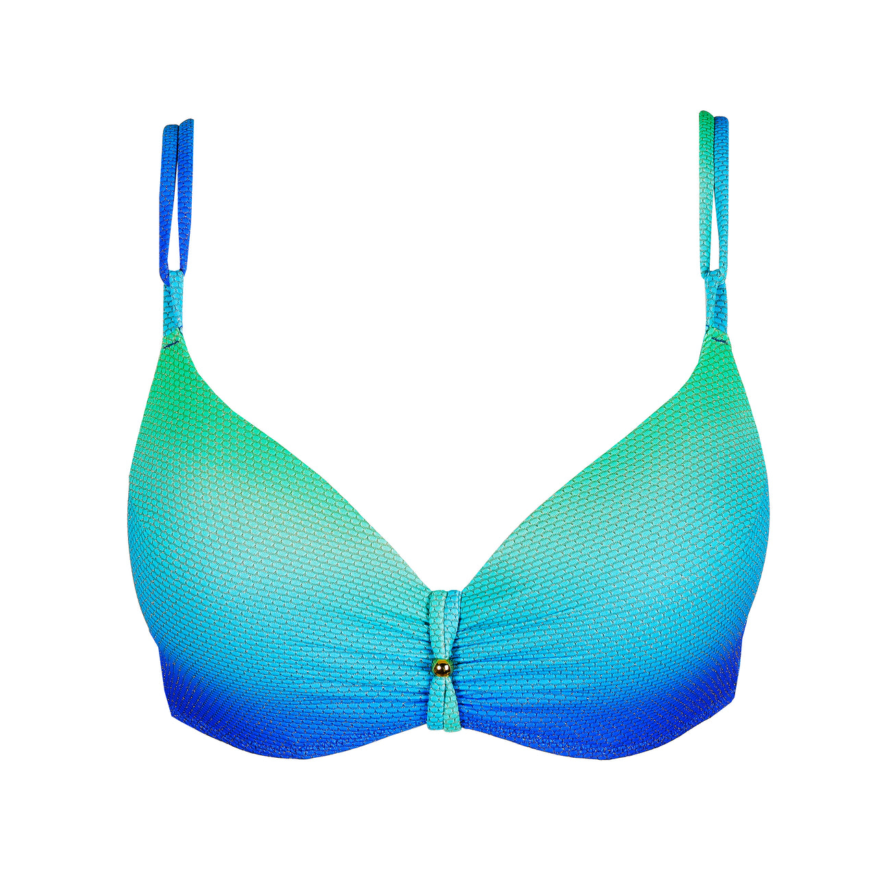 Nusa Dua Seascape Padded Plunge Bikini Top