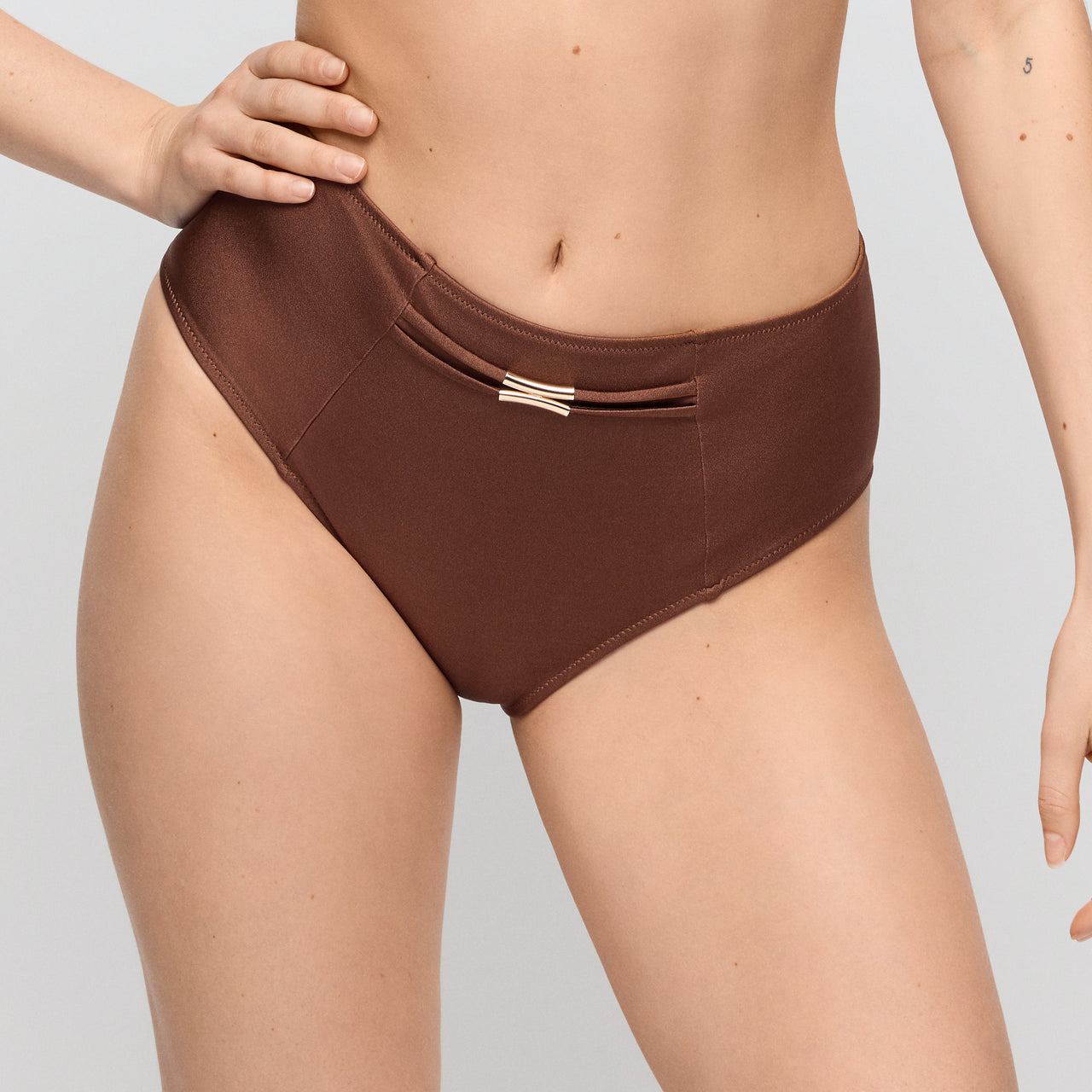 Hello Sunset Sepia Bikini Full Briefs