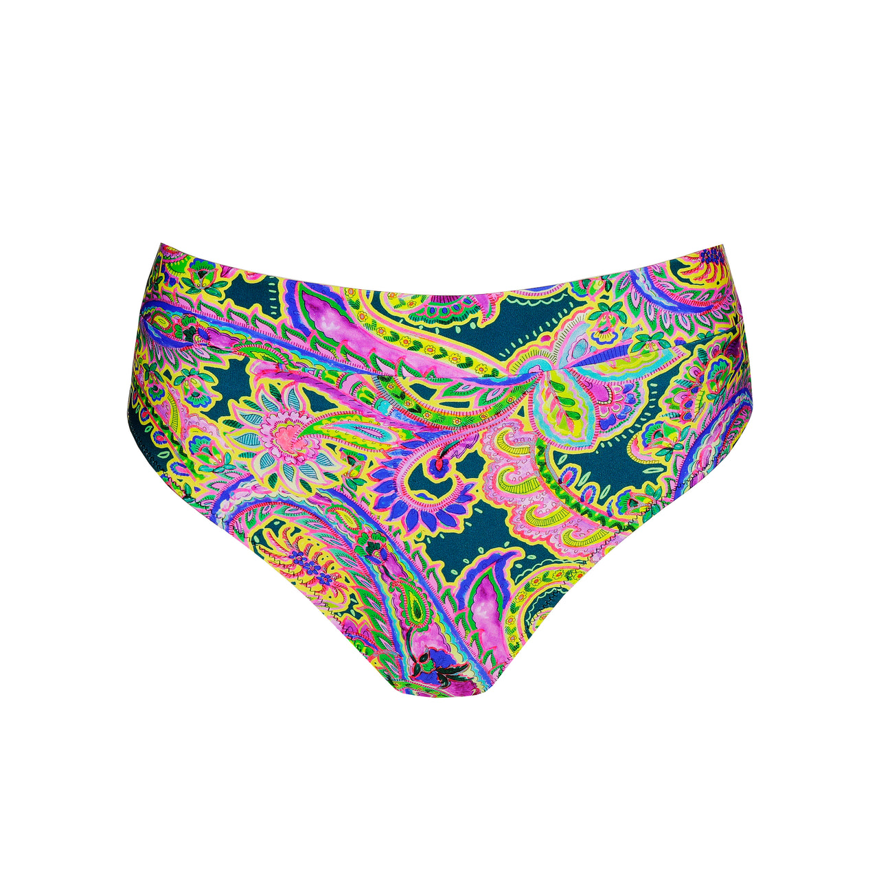 Jolise Tropical Paisley Bikini Fold Briefs