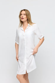 Taleah Elfin White Swimwear Dress Short