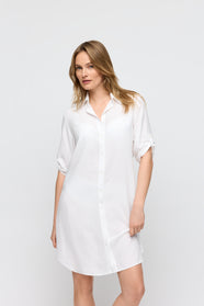 Taleah Elfin White Swimwear Dress Short