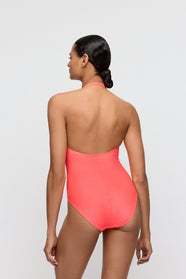 Cassie Neon Fiesta Padded Heartshape Swimsuit
