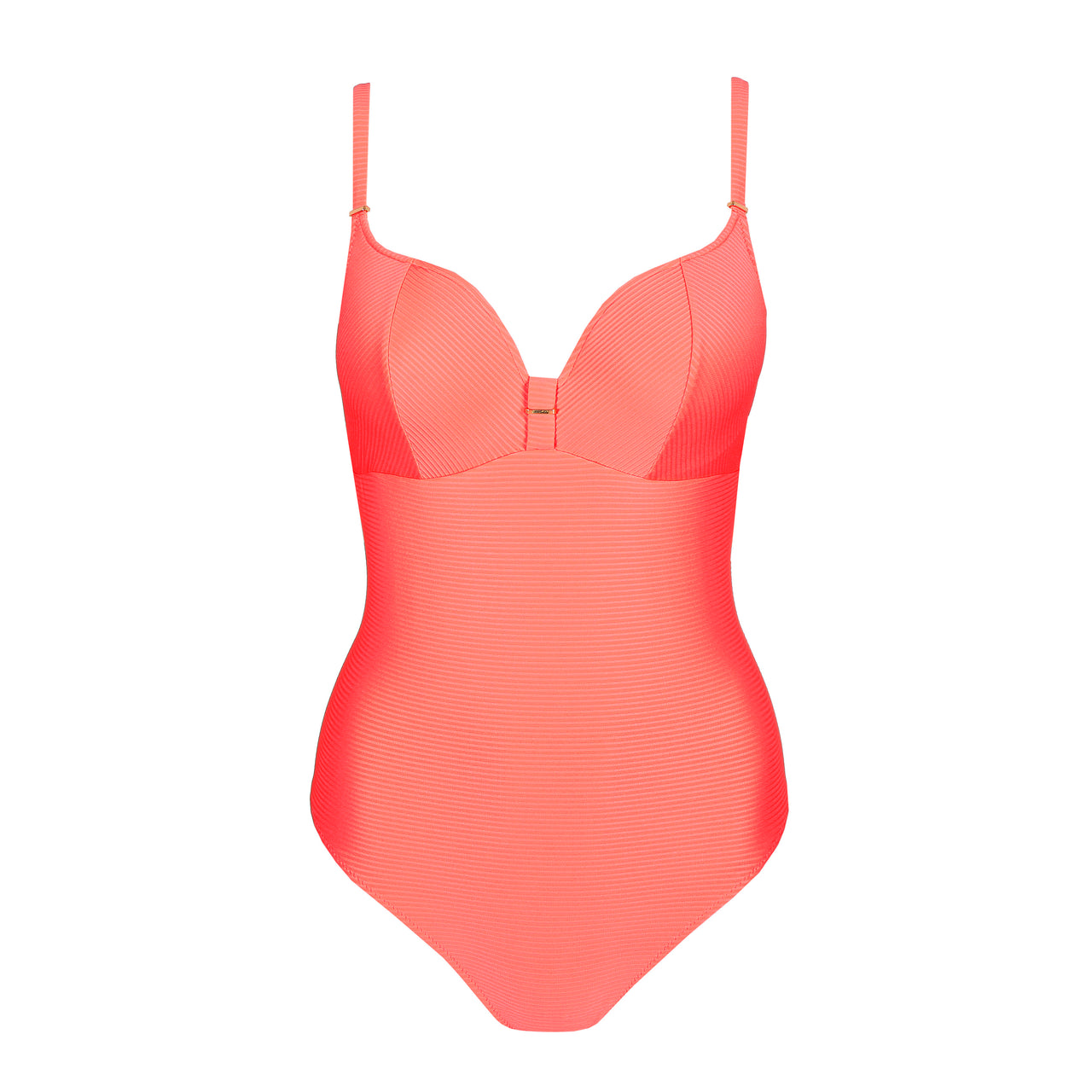 Cassie Neon Fiesta Padded Heartshape Swimsuit